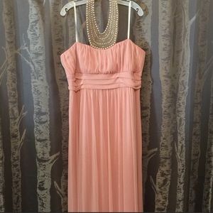 Pretty soft Pink full length gown, City Triangle